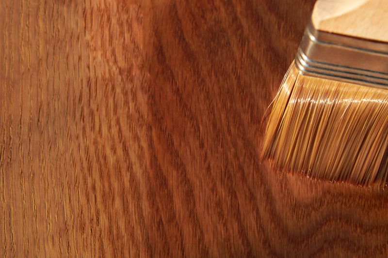 Close-up of Stained Wood